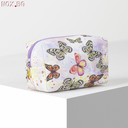 2449 Малка козметична чантичка Пъстри пеперуди | Дом и Градина | Добрич