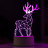 2451 Декоративна 3D LED лампа Северен елен коледна украса | Дом и Градина  - Добрич - image 4