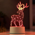 2451 Декоративна 3D LED лампа Северен елен коледна украса | Дом и Градина  - Добрич - image 6