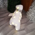 2501 Светеща коледна фигура Бяла мечка с Led светлини, 19x22 | Дом и Градина  - Добрич - image 3
