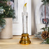2485 Коледна електронна свещ с преливащи LED светлини 17см | Дом и Градина  - Добрич - image 2