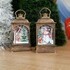 1187 Мини коледен фенер с Дядо Коледа и Снежко светеща колед | Дом и Градина  - Добрич - image 3