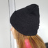 2559 Топла черна плетена зимна шапка S размер, унисекс | Дом и Градина  - Добрич - image 2