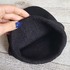 2559 Топла черна плетена зимна шапка S размер, унисекс | Дом и Градина  - Добрич - image 3