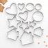 2615 Комплект метални резци за сладки Къща Звезда Сърце Кръг | Дом и Градина  - Добрич - image 1