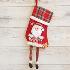 2590 Коледен чорап за подаръци и украса с фигура с дълги кра | Дом и Градина  - Добрич - image 3