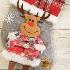 2590 Коледен чорап за подаръци и украса с фигура с дълги кра | Дом и Градина  - Добрич - image 4