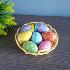 2821 Шарени великденски яйца на точки в мини панер | Дом и Градина  - Добрич - image 4