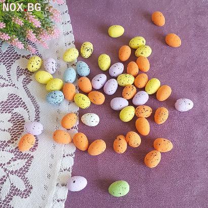 2837 Мини цветни великденски яйца за декорация, 50 броя в па | Дом и Градина | Добрич