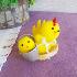 2840 Мини декорация за Великден Кокошка с пиле в гнездо, 5×5 | Дом и Градина  - Добрич - image 1