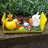 2830 Великденска декорация Зайче с кокошка в градинка | Дом и Градина  - Добрич - image 0