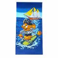 2869 Детска плажна кърпа Джери в морето, 150x70 cm-Дом и Градина