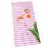 2866 Плажна кърпа Розово фламинго, 150×70 cm | Дом и Градина  - Добрич - image 1
