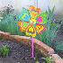 2855 Вятърна въртележка за градина балкон Цвете с животинче | Дом и Градина  - Добрич - image 2
