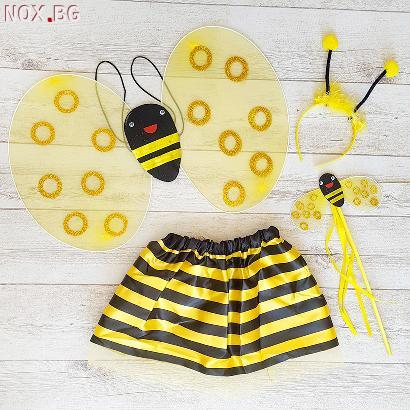 2878 Парти детски костюм Пчеличка сет от 4 части – пола крил | Дом и Градина | Добрич