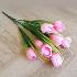 2858 Изкуствени цветя букет от лалета, 30см | Дом и Градина  - Добрич - image 1