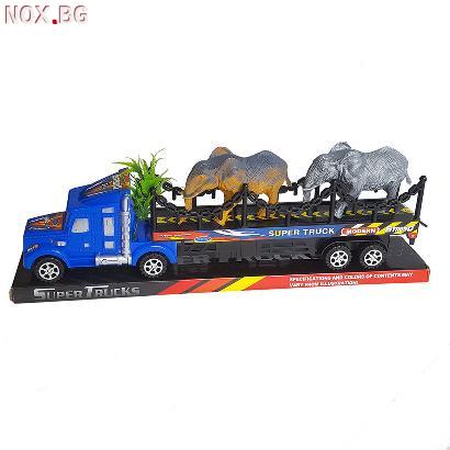 2899 Детска играчка камион с 2 слона, 38см | Дом и Градина | Добрич