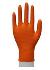 Оранжеви,индустриални, нитрилни ръкавици с релефна текстура | Части и Аксесоари  - София-град - image 0
