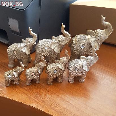 2805 Сувенир 7 слона статуетки слончета комплект | Дом и Градина | Добрич