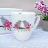 2953 Комплект керамични чаши за чай Влюбени врабчета, в кути | Дом и Градина  - Добрич - image 2