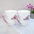 2953 Комплект керамични чаши за чай Влюбени врабчета, в кути | Дом и Градина  - Добрич - image 5