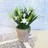 3102 Мини декорация Изкуствени цветя в саксия, 16 cm | Дом и Градина  - Добрич - image 2