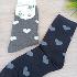 3155 Дамски памучни чорапи Сърца, 36-41 номер | Дом и Градина  - Добрич - image 2