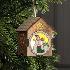 3199 Малка дървена светеща къщичка за окачване, украшение за | Дом и Градина  - Добрич - image 0