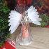3183 Коледен светещ ангел коледна украса 13см | Дом и Градина  - Добрич - image 6