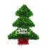 3228 Обемна коледна елха от гирлянд с надпис Merry Christmas | Дом и Градина  - Добрич - image 0