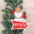 3239 Коледна фигура за окачване с табелка Merry Christmas | Дом и Градина  - Добрич - image 0