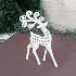 3230 Коледна декорация Бял елен с красиви рога | Дом и Градина  - Добрич - image 2