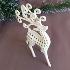 3230 Коледна декорация Бял елен с красиви рога | Дом и Градина  - Добрич - image 4