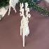 3230 Коледна декорация Бял елен с красиви рога | Дом и Градина  - Добрич - image 5