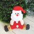 3223 Коледна фигура за окачване Снежко Дядо Коледа, 15 см | Дом и Градина  - Добрич - image 1
