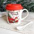 3268 Коледна чаша с капак и лъжичка в подаръчна кутия, 320 м | Дом и Градина  - Добрич - image 2