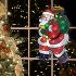 4227 Светеща коледна украса Дядо Коледа с LED светлини, 45 с | Дом и Градина  - Добрич - image 2