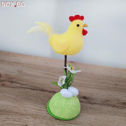 4509 Великденска украса Кокошка с яйчица в градинка | Дом и Градина | Добрич