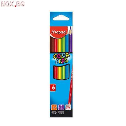 4505 Цветни моливи за рисуване Maped, 6 цвята | Дом и Градина | Добрич