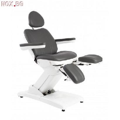 Стол за педикюр SONIA - Minka (3 мотора) тъмно сив/бял | Оборудване | Благоевград