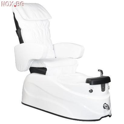 Стол за спа педикюр - масаж AS-122 - бяло и черно/бял | Оборудване | Бургас