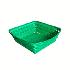 4556 Квадратен плетен панер в зелено, 26 см | Дом и Градина  - Добрич - image 3