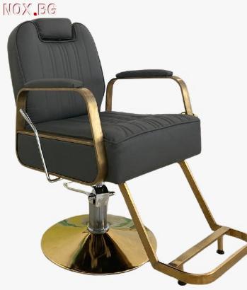 Бръснарски стол Neptuno - dorado - тъмно сив | Оборудване | Благоевград