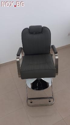 Бръснарски стол Neptuno - plateado - тъмно сив | Оборудване | Благоевград