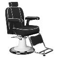 Бръснарски стол Amadeo - черен/кафяв-Оборудване