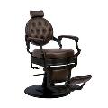 Бръснарски стол Buzz black brown-Оборудване