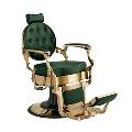 Бръснарски стол Buzz Gold Green-Оборудване