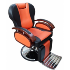 Бръснарски стол Apolo - черно и черно с оранжево | Оборудване  - Благоевград - image 2