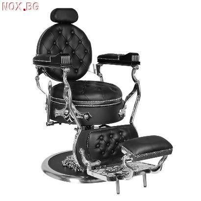Бръснарски стол Gabbiano Cesare Silver black | Оборудване | Бургас