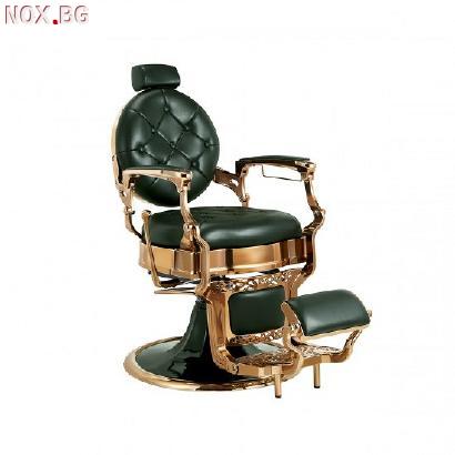 Бръснарски стол Kirk - зелен | Оборудване | Варна